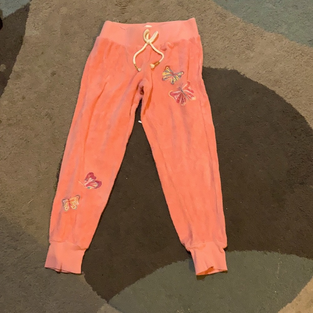 Sweatpants pinkish orangish